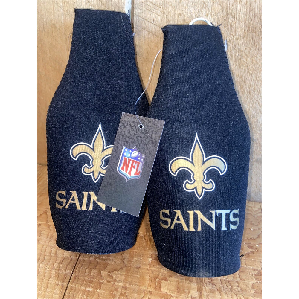 NEW ORLEANS SAINTS KOOZIE WATER BOTTLE BRAND NEW!!!! Lot of 2